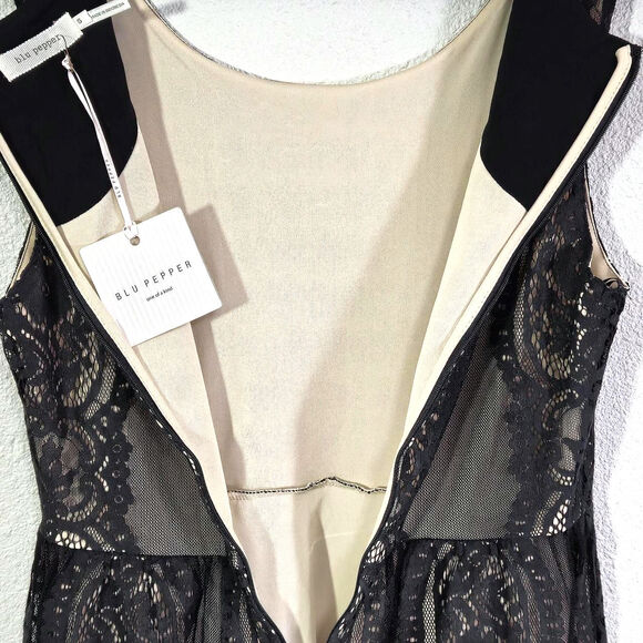 Blu Pepper Women’s Dress Witchy Victorian Goth Lace Regency Inspired Size S - Picture 7 of 11